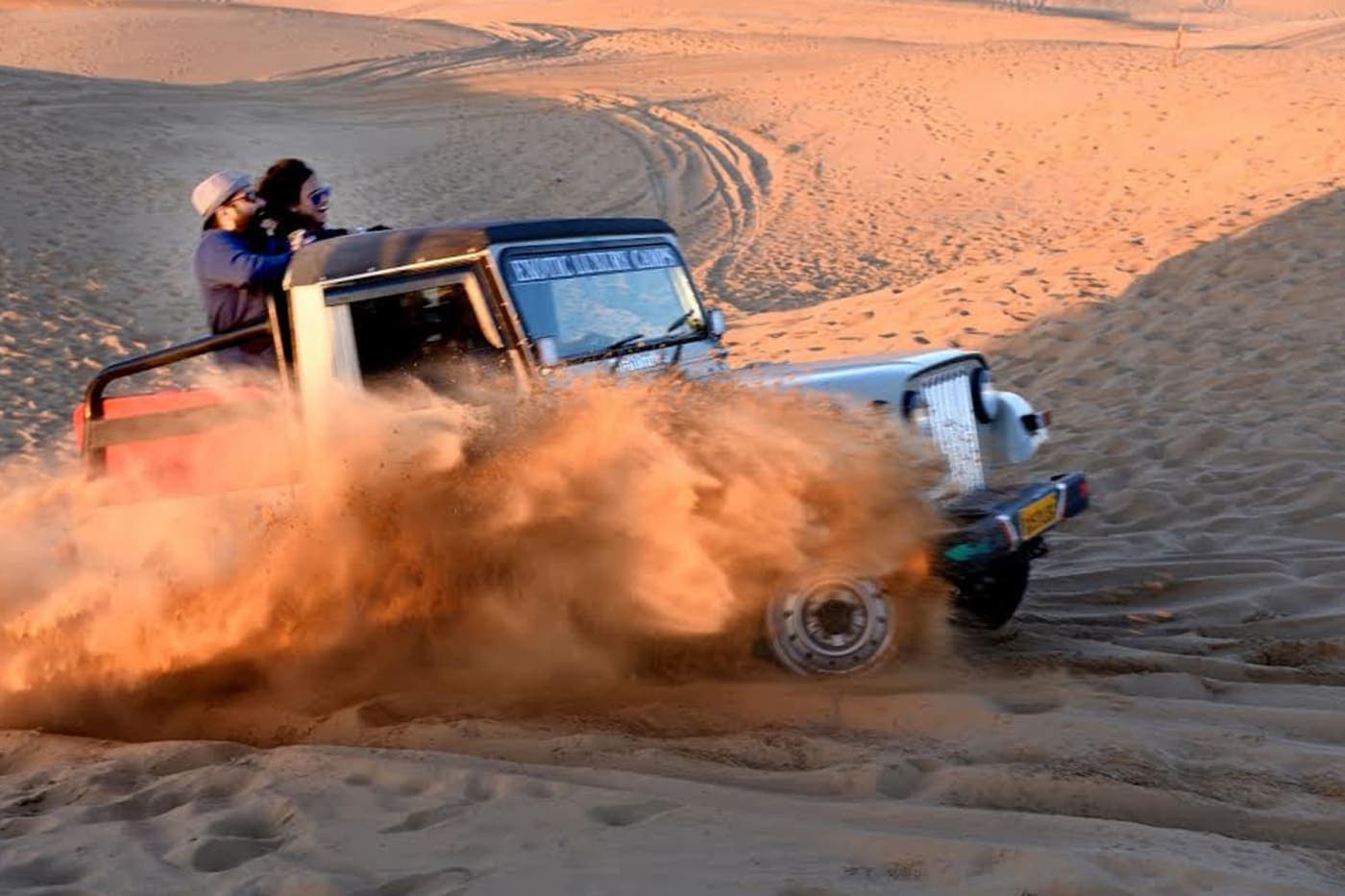 Jeep Safari in Sam Sand Dunes in Jaisalmer
