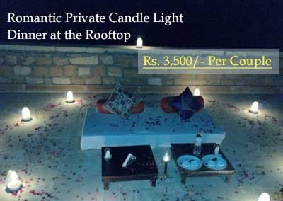 Romantic Private Candle Light Dinner at the Rooftop