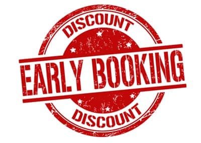Early Bird Discount of 25%