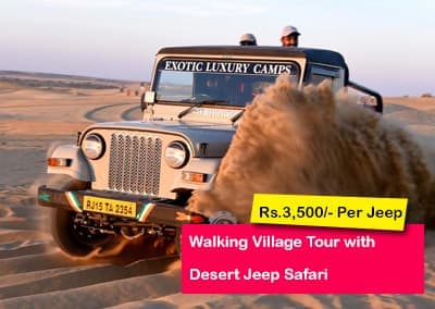 Desert Jeep Safari with Walking Village Tour